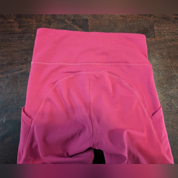 Lululemon High-Waisted Leggings w/ Pockets, Women's 2, Fushia - Picture 8 of 10